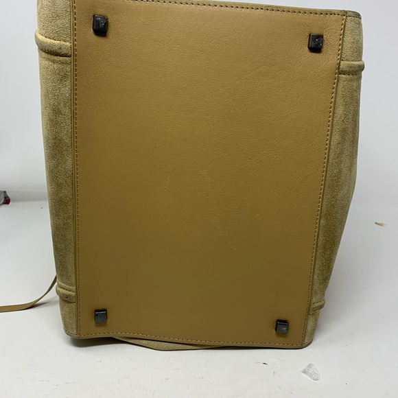 authentic CELINE Suede Phantom Luggage Tote Bag - Picture 8 of 14